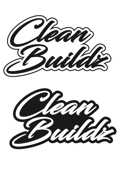 CLEAN BUILDZ Logo Sticker