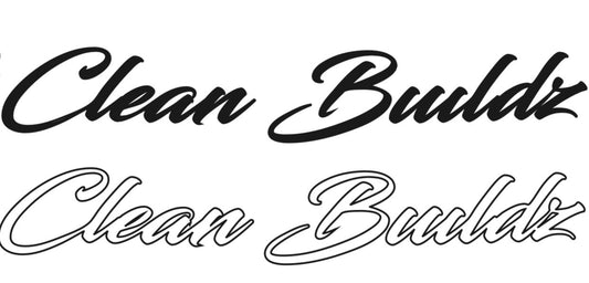 CLEAN BUILDZ Windscreen Banner (Text Only)